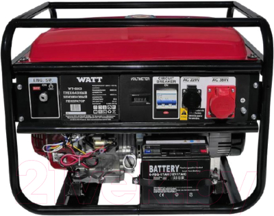 Бензиновый генератор Watt WT-6003 (9.060.025.30)