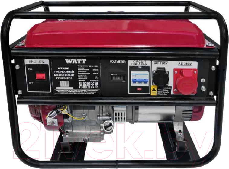 Бензиновый генератор Watt WT-6502