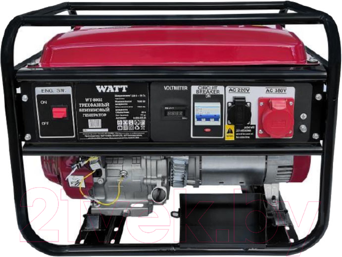 Бензиновый генератор Watt WT-8002