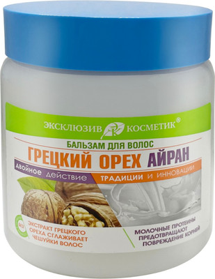 

Бальзам для волос, Грецкий орех айран