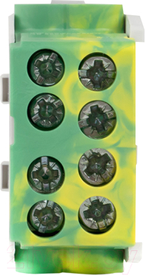 Клемма КС КВС распределительная с двойным винтом 2x35/2x16 / 92085 (желто-зеленый)