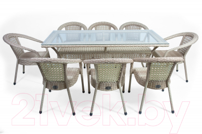 Комплект садовой мебели AIKO Deco 7035П прямоугольный