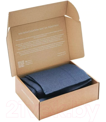 Набор полотенец Tkano Essential TK22-TT0003 (2шт, темно-синий)