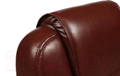 Кресло офисное Tetchair Bergamo кожзам (коричневый 2)