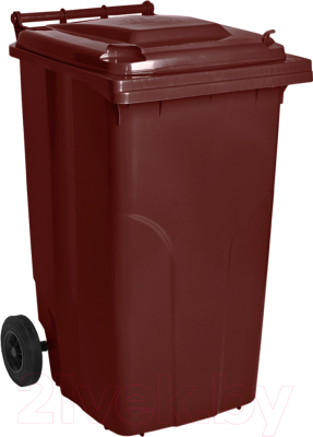 Контейнер для мусора Алеана 122068 (240л, темно-коричневый)