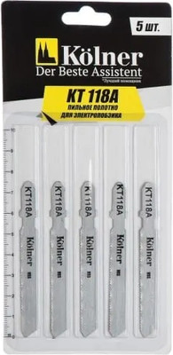Набор пильных полотен Kolner KT 118А - 
