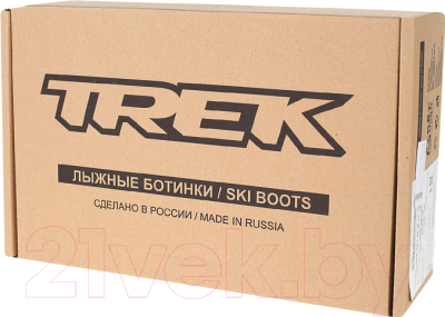 Ботинки для беговых лыж TREK Skiing IK 1 NN75 (черный/серый, р-р 34)