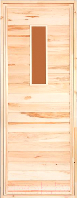 Деревянная дверь для бани Добропаровъ Прямая / 2681390