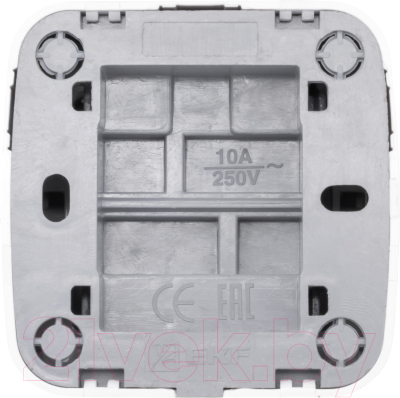 Выключатель EKF Basic Минск ОП 1кл 10А с индикатором / EGV10-121-10 (белый)