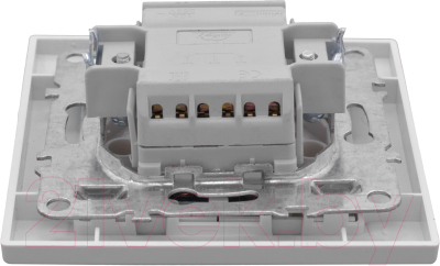 Выключатель EKF Basic Минск СП 2кл 10А с индикатором / ERV10-123-10 (белый)