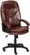 Кресло офисное Tetchair Comfort LT экокожа (коричневый) - 