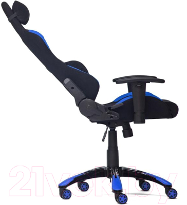 Кресло геймерское Tetchair iGear ткань (черно-синий)