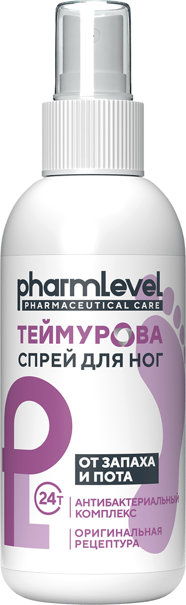 Спрей для ног Pharmlevel Теймурова от запаха и пота (150мл)
