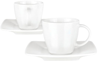 Набор для чая/кофе Senator Maxim Espresso Duo / 0987 (белый) - 