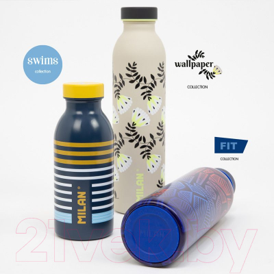 Бутылка для воды Milan Fit Special Series / 643020FT (синий/красный)