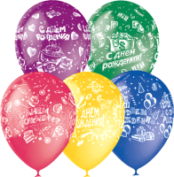 Набор воздушных шаров ПатиБум С Днем Рождения / 4690296041014 (25шт) - 