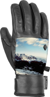 Перчатки лыжные Reusch Giorgia R-Tex Xt / 6031277-9026 (р-р 7.5, Black/Coloured Mountain) - 
