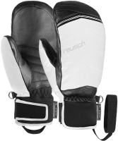 Варежки лыжные Reusch Laura R-Tex XT / 6131550-7703 (р-р 8, Mitten Black/White/Silver) - 