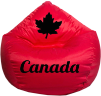 Бескаркасное кресло Devi Bag Груша XL П-23 (красный/канада) - 