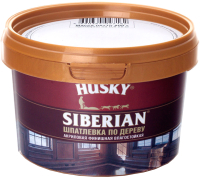 Шпатлевка готовая Husky Siberian По дереву -20С (800г, белый) - 