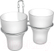 Набор стаканов для зубной щетки и пасты FORA FOR-FR039CR - 