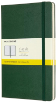 Записная книжка Moleskine Classic Large / 1127974 (120л, зеленый) - 