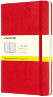 Записная книжка Moleskine Classic Large / 393809 (120л, красный) - 