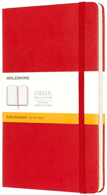 Записная книжка Moleskine Classic Large / 385216 (120л, красный)