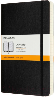 Записная книжка Moleskine Classic Soft Expended Large / 1127619 (200л, черный)