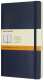 Записная книжка Moleskine Classic Soft Large / 430980 (96л, синий сапфир) - 