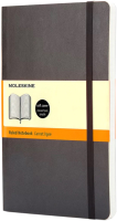 Записная книжка Moleskine Classic Soft Large / 385249 (96л, черный) - 