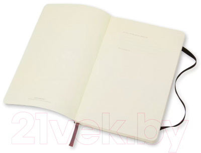 Записная книжка Moleskine Classic Soft Large / 385249 (96л, черный)