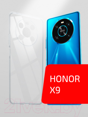 Чехол-накладка Volare Rosso Clear для Honor X9 (прозрачный)