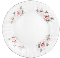 Тарелка закусочная (десертная) Thun 1794 Bernadotte Бледные розы / БЕР0275 - 