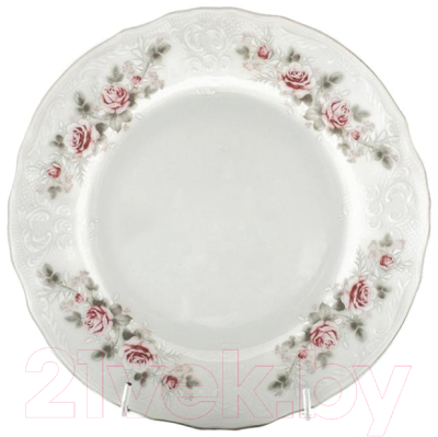 Тарелка закусочная (десертная) Thun 1794 Bernadotte Бледные розы / БЕР0036