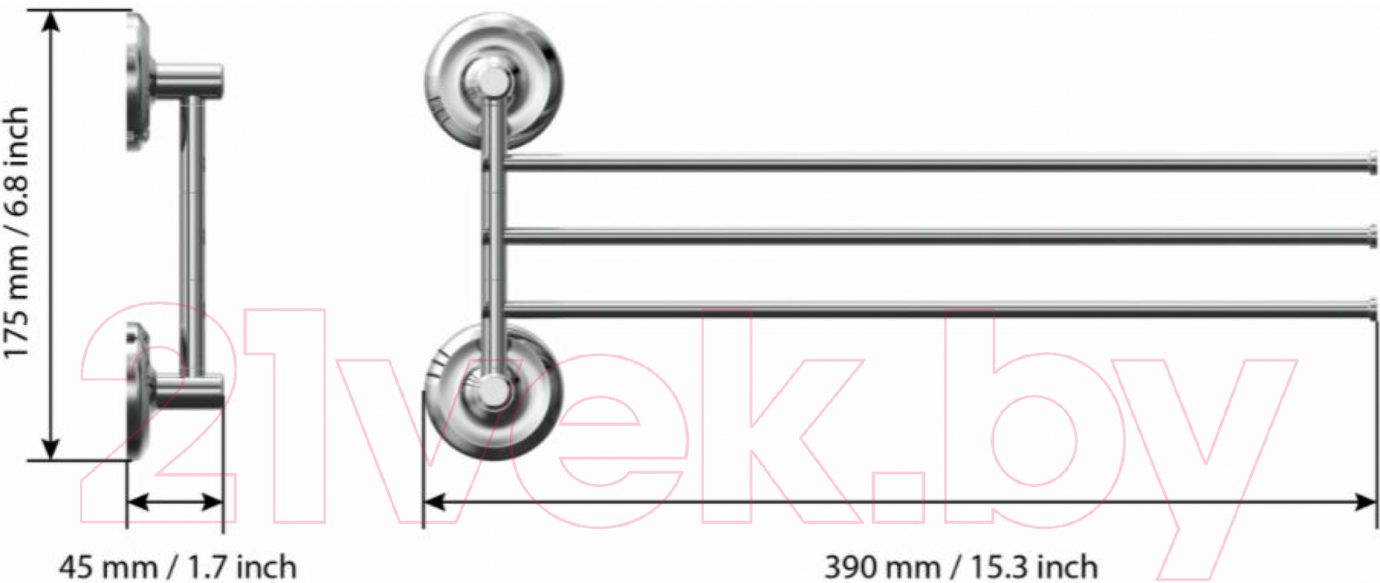 Держатель для полотенца FORA FOR-DP023