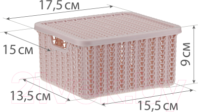 Изображение товара Корзина Idea Вязание / М2368  (белый)