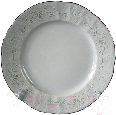 Тарелка столовая обеденная Thun 1794 Bernadotte Деколь / БЕР0376 (21см)