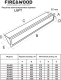Миниатюра изображения товара Решетка вентиляционная для камина Fire&Wood Luft 90x1000 (белый)