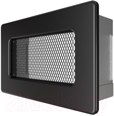 Решетка вентиляционная для камина Fire&Wood Прямоугольная 11x17 (черный)