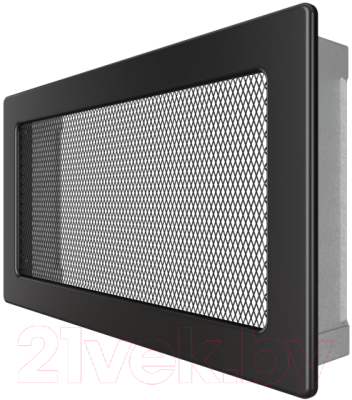 Решетка вентиляционная для камина Fire&Wood Прямоугольная 17x30 (черный)