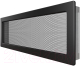Решетка вентиляционная для камина Fire&Wood Прямоугольная 17x49 (черный) - 