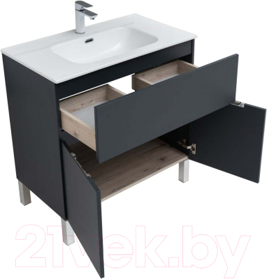 Комплект мебели для ванной Aquanet Алвита new 80 / 274215