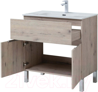 Комплект мебели для ванной Aquanet Алвита New 80 / 274217