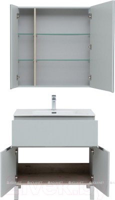 Комплект мебели для ванной Aquanet Алвита new 80 / 274211
