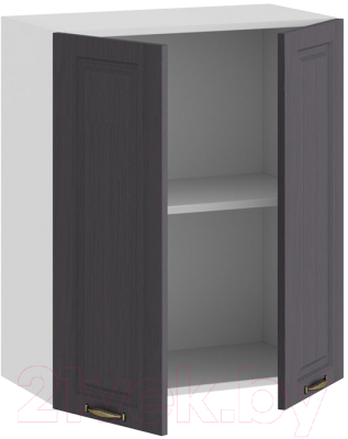 Шкаф навесной для кухни ТриЯ Лина 1В6 (белый/графит)
