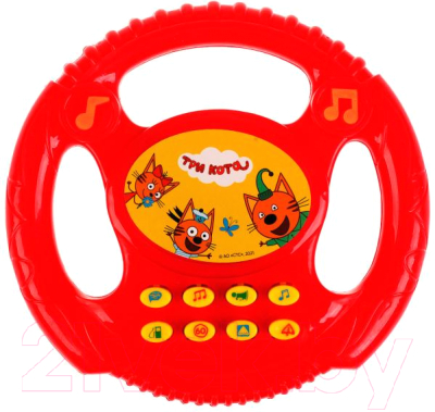 Развивающая игрушка Умка Музыкальный руль Три Кота / ZY026459-R3