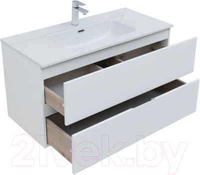 Комплект мебели для ванной Aquanet Алвита new 100 / 274205