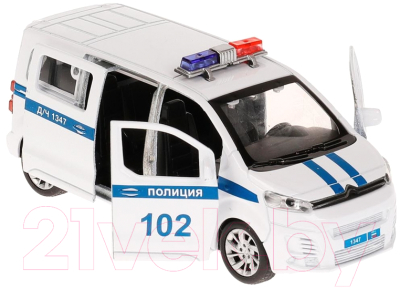 Автомобиль игрушечный Технопарк Citroen Space Tourer Полиция/ SPATOU-12POL-WH