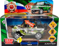 Автомобиль игрушечный Технопарк UAZ Hunter Beach / HUNTERBCH-12SLMIL-GN - 